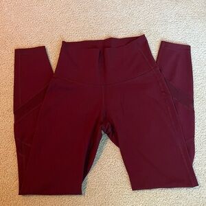 Maroon Leggings